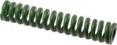 Associated Spring Raymond - 1" Hole Diam, 1/2" Rod Diam, 5" Free Length, Green Die Spring - 540 Lb Max Deflection, 1.25" Max Deflection, Extra Heavy Duty, Chromium Alloy Steel - Makers Industrial Supply