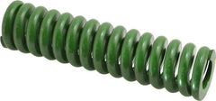 Associated Spring Raymond - 1-1/4" Hole Diam, 5/8" Rod Diam, 5" Free Length, Green Die Spring - 850 Lb Max Deflection, 1.25" Max Deflection, Extra Heavy Duty, Chromium Alloy Steel - Makers Industrial Supply