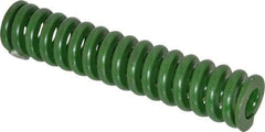 Associated Spring Raymond - 1-1/4" Hole Diam, 5/8" Rod Diam, 6" Free Length, Green Die Spring - 840 Lb Max Deflection, 1.5" Max Deflection, Extra Heavy Duty, Chromium Alloy Steel - Makers Industrial Supply