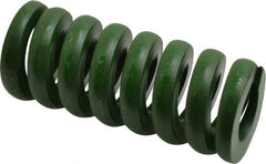 Associated Spring Raymond - 1-1/2" Hole Diam, 3/4" Rod Diam, 3-1/2" Free Length, Green Die Spring - 1715 Lb Max Deflection, 0.88" Max Deflection, Extra Heavy Duty, Chromium Alloy Steel - Makers Industrial Supply