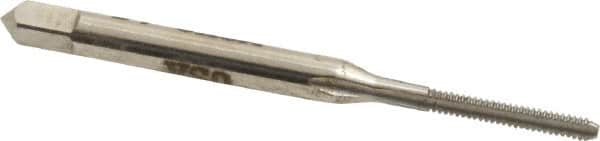 Hertel - M2x0.45 Metric Special 3 Flute Bright Finish High Speed Steel Straight Flute Standard Hand Tap - Bottoming, Right Hand Thread, 1-3/4" OAL, 7/16" Thread Length, D2 Limit, Oversize - Makers Industrial Supply