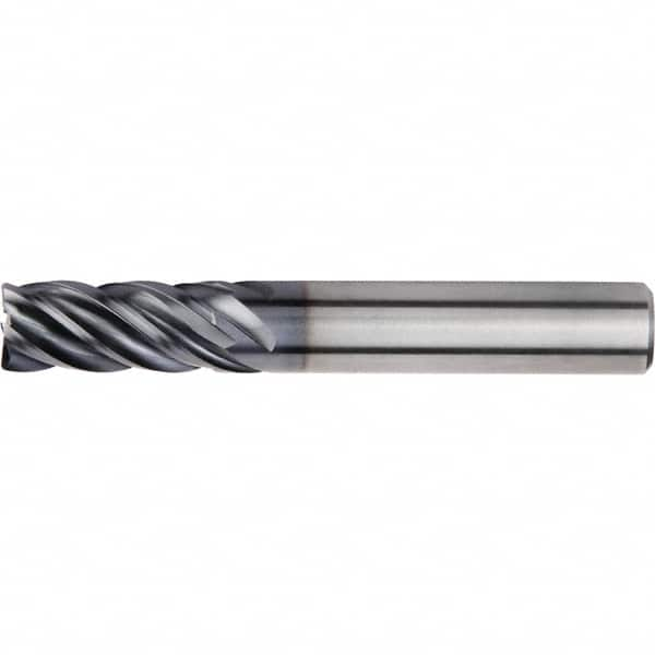 Kennametal - 5mm, 5 Flute, Single End, Solid Carbide, 0.25mm Corner Radius End Mill - 57mm OAL, 38° Helix, Right Hand Flute, 13mm LOC, Right Hand Cut - Makers Industrial Supply