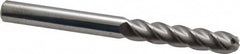 Accupro - 3/8" Diam, 1-3/4" LOC, 4 Flute Solid Carbide Ball End Mill - Uncoated, Single End, 4" OAL, 3/8" Shank Diam, Spiral Flute - Makers Industrial Supply