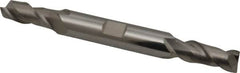 Accupro - 5/16", 3/4" LOC, 3/8" Shank Diam, 3-1/2" OAL, 2 Flute, Solid Carbide Square End Mill - Double End, Uncoated, Spiral Flute, 40° Helix, Centercutting, Right Hand Cut, Right Hand Flute - Makers Industrial Supply