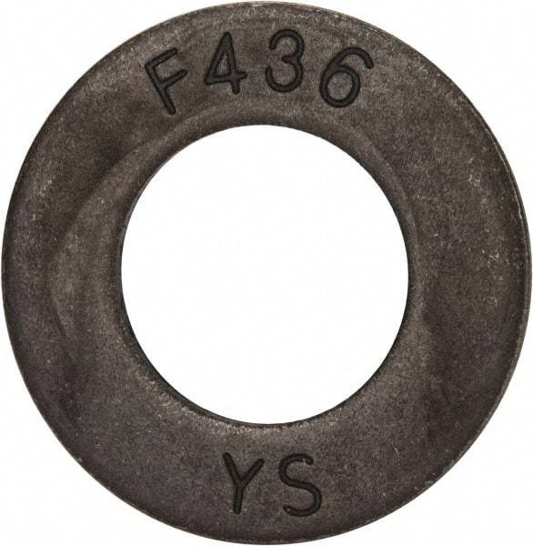 Value Collection - 7/8" Screw, Grade SAE 1035-1050 Steel Structural Flat Washer - 15/16" ID x 1-3/4" OD, Plain Finish - Makers Industrial Supply