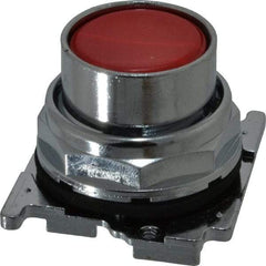 Eaton Cutler-Hammer - Flush Pushbutton Switch Operator - Red, Round Button, Nonilluminated - Makers Industrial Supply