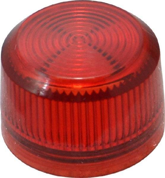 Eaton Cutler-Hammer - Round Pilot and Indicator Light Lens - Red - Makers Industrial Supply