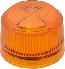 Eaton Cutler-Hammer - Round Pilot and Indicator Light Lens - Amber - Makers Industrial Supply