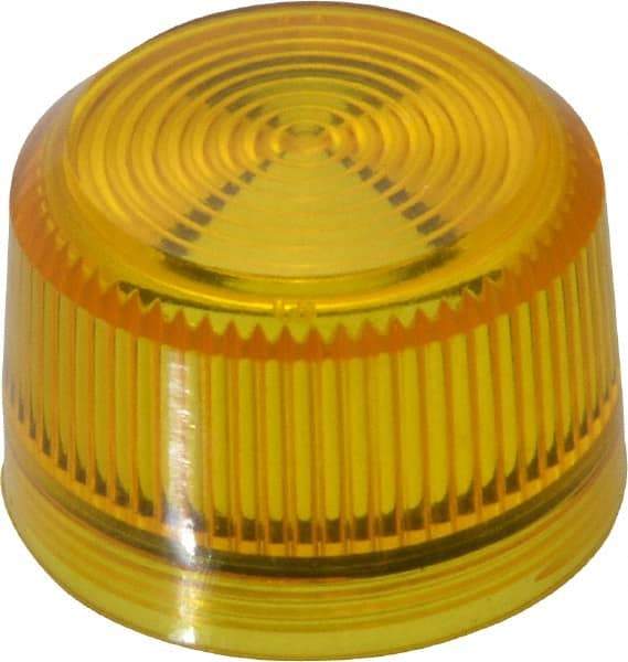 Eaton Cutler-Hammer - Round Pilot and Indicator Light Lens - Yellow - Makers Industrial Supply