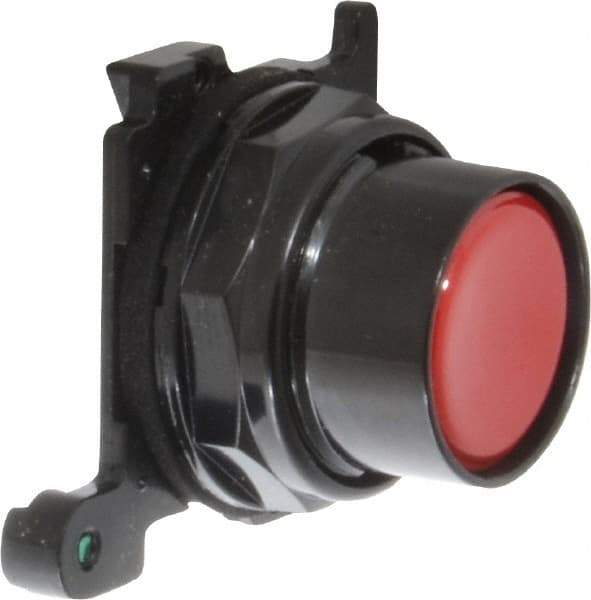 Eaton Cutler-Hammer - Flush Pushbutton Switch Operator - Red, Round Button, Nonilluminated - Makers Industrial Supply