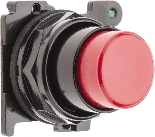 Eaton Cutler-Hammer - Extended Straight Pushbutton Switch Operator - Red, Round Button, Nonilluminated - Makers Industrial Supply