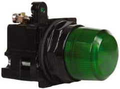 Eaton Cutler-Hammer - 120 VAC Green Lens Incandescent Indicating Light - Corrosion Resistant, Oiltight, Watertight - Makers Industrial Supply