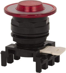 Eaton Cutler-Hammer - Pushbutton Switch Lens - Red, Round Button, Illuminated - Makers Industrial Supply