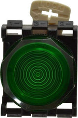 Eaton Cutler-Hammer - Round Pilot and Indicator Light Lens - Green, 25mm Lens Diameter - Makers Industrial Supply