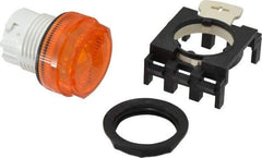 Eaton Cutler-Hammer - Round Pilot and Indicator Light Lens - Amber, 25mm Lens Diameter - Makers Industrial Supply