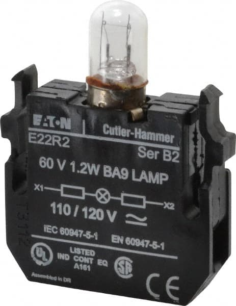 Eaton Cutler-Hammer - 120 VAC/VDC Incandescent Indicating Light - Makers Industrial Supply