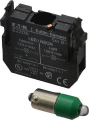 Eaton Cutler-Hammer - 24 VAC/VDC Green Lens LED Indicating Light - Makers Industrial Supply