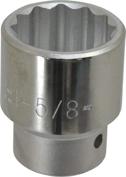 Proto - 1-5/8", 1" Drive, Standard Hand Socket - 12 Points, 3-1/4" OAL - Makers Industrial Supply