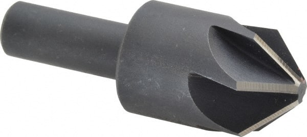 Keo - 1" Head Diam, 1/2" Shank Diam, 6 Flute 90° High Speed Steel Countersink - Makers Industrial Supply