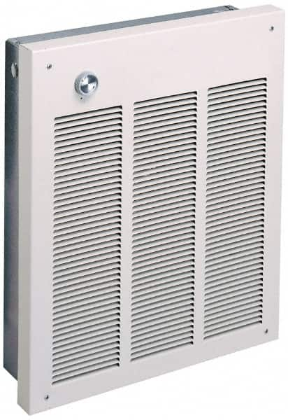 Marley - 208 Volt, 4,000 Watt, 11.1 Amps, 100 CFM, 13,650 Max BTU, Fan Forced Wall Heater - 15-3/4 Wide x 1-3/8 Deep x 19-1/8 High - Makers Industrial Supply