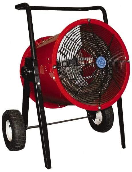 Marley - 102,360 Max BTU Rating, Portable Unit Heater - 36.3 Amps, 480 Volts, 21" Wide x 34" High - Makers Industrial Supply