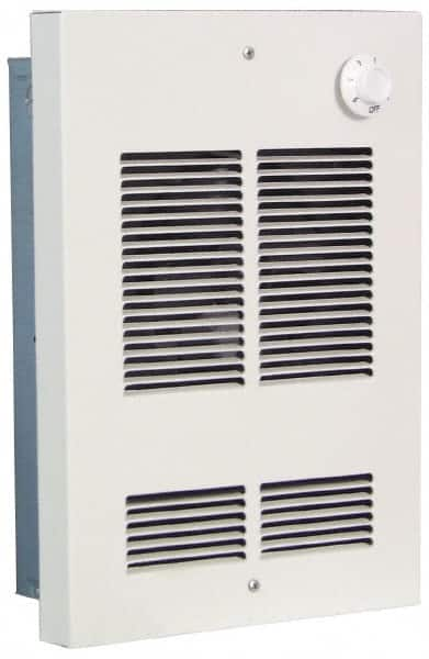 Marley - 120 Volt, 1,500 Watt, 50 CFM, 5,120 Max BTU, Shallow Recess Wall Heater - 9-1/4 Wide x 2-1/2 Deep x 12-1/2 High - Makers Industrial Supply