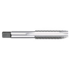 Spiral Point Tap: #1-72, UNF, 2 Flutes, Plug, 3B, High Speed Steel, Uncoated 3/8″ Thread Length, 1-11/16″ OAL, Right Hand, H1, Series 750