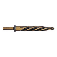 Titan USA - Bridge/Construction Reamers; Reamer Type: Construction Reamer ; Reamer Diameter (Decimal Inch): 13/16 ; Reamer Diameter (Inch): 13/16 ; Shank Type: Flatted ; Flute Type: Spiral ; Flute Length (Inch): 4-1/2 - Exact Industrial Supply