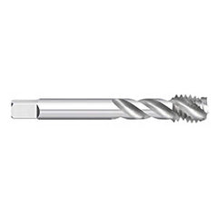 Spiral Flute Tap: #2-56, UNC, 2 Flute, Semi-Bottoming, 2B & 3B Class of Fit, Powdered Metal, Bright/Uncoated 0.438″ Thread Length, 1.75″ OAL, Right Hand Flute, Right Hand Thread, H2, Series 774