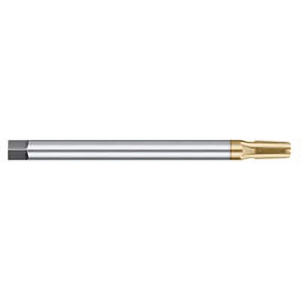 Titan USA - Extension Pipe Taps; Thread Size (Inch): 1/2-14 ; Thread Standard: NPT ; Material: High Speed Steel ; Finish/Coating: TiN ; Number of Flutes: 4 ; Thread Profile: Standard - Exact Industrial Supply