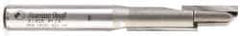 Amana Tool - 1/2" Diam, 1/2" Shank Diam, 2" Length of Cut, 2 Flute Straight Plunge Router Bit - 4-1/4" Overall Length, Carbide Tipped - Makers Industrial Supply