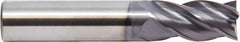 M.A. Ford - 1", 4 Flute, Solid Carbide, 0.03" Corner Radius End Mill - 4" OAL, 1-1/2" LOC - Makers Industrial Supply