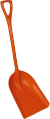 Remco - 17-1/8" High Square Plastic Shovel - 27" Long D-Grip Handle - Makers Industrial Supply