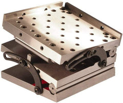 Suburban Tool - 12" Long x 8" Wide x 4-3/16" High, Compound Precision Steel Sine Plate - Square to within 0.0003", 0.0002 (C1), 0.0002 (C2)" Tolerance, 3/8-16 Hole - Makers Industrial Supply