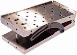 Suburban Tool - 4" Long x 4" Wide x 3-1/8" High, Compound Precision Steel Sine Plate - Square to within 0.0002", 0.0002 (C1), 0.0002 (C2)" Tolerance, 3/8-16 Hole - Makers Industrial Supply