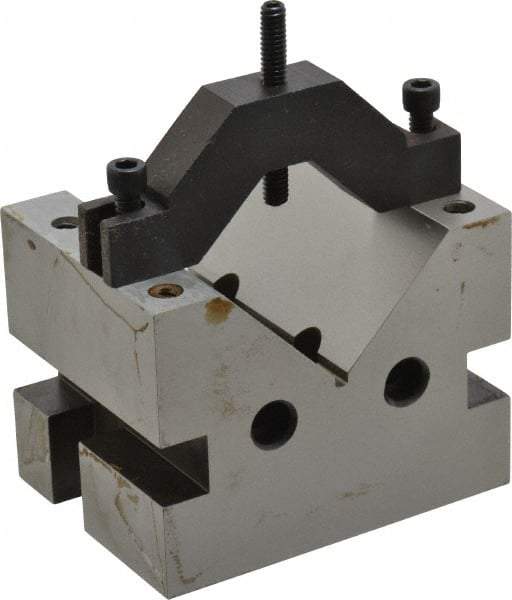 Suburban Tool - 2-7/8" Max Capacity, 90° Angle, Hardened Steel V-Block - 4" Long x 3" Wide x 3" High, Sold as Individual - Makers Industrial Supply