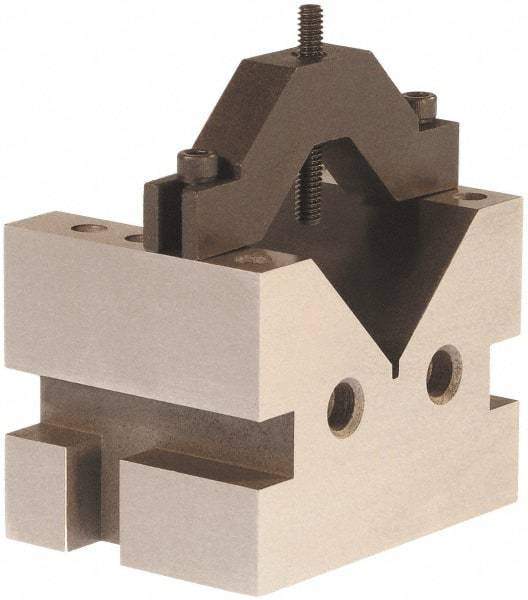 Suburban Tool - 1-5/8" Max Capacity, 90° Angle, Hardened Steel V-Block - 2-1/2" Long x 2-1/2" Wide x 2" High, Sold as Matched Pair - Makers Industrial Supply