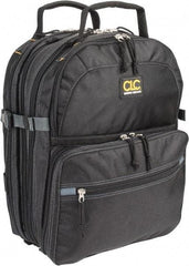 CLC - 75 Pocket Black Ballistic Polyester Backpack Tool Bag - 13" Wide x 13" Deep x 9" High - Makers Industrial Supply