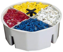 CLC - White Plastic Bucket Tool Organizer - 4" High - Makers Industrial Supply