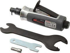 Ingersoll-Rand - 1/4" Collet, Straight Handle, Straight Air Die Grinder - 35,000 RPM, Rear Exhaust, 30 CFM, 0.3 hp, 620 kPa, 1/4 NPT - Makers Industrial Supply