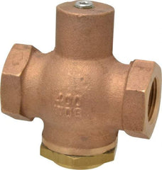 Kingston - 3/4" Brass Check Valve - Inline, FNPT x FNPT, 400 WOG - Makers Industrial Supply