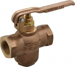 Kingston - 1" Pipe, 400 Max psi, Buna N Disc, Self Closing Control Valve - Squeeze Lever, FNPT x FNPT End Connections - Makers Industrial Supply