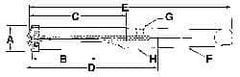 Allied Machine and Engineering - Series 2.5, 1-3/16 to 1-3/8" Diam, 3MT Taper Shank, Helical Flute Spade Drill - 7-3/8" Max Depth, 10-15/64" Body Length, 13-25/32" OAL, Standard Length, Through Coolant - Makers Industrial Supply