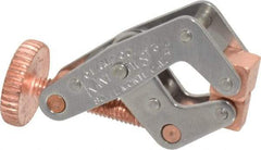 Kant Twist - 200 Lb, 3/4" Max Opening, 3/8" Open Throat Depth, 3/8" Closed Throat Depth, Cantilever Clamp - High Tensile Steel Jaw, Round Handle, 1-1/2" OAL, 1-3/8" Max Width - Makers Industrial Supply