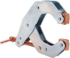 Kant Twist - 1,700 Lb, 4-1/2" Max Opening, 2-1/4" Open Throat Depth, 3-13/16" Closed Throat Depth, Cantilever Clamp - High Tensile Steel Jaw, T-Handle, 7" OAL, 6-3/4" Max Width - Makers Industrial Supply