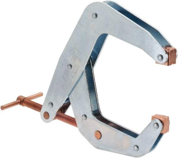 Kant Twist - 2,000 Lb, 6" Max Opening, 4-1/2" Open Throat Depth, 5-1/2" Closed Throat Depth, Cantilever Clamp - High Tensile Steel Jaw, T-Handle, 11" OAL, 10" Max Width - Makers Industrial Supply