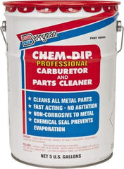 Berryman Products - Chlorinated Carburetor & Parts Cleaner - 5 Gal Pail - Makers Industrial Supply