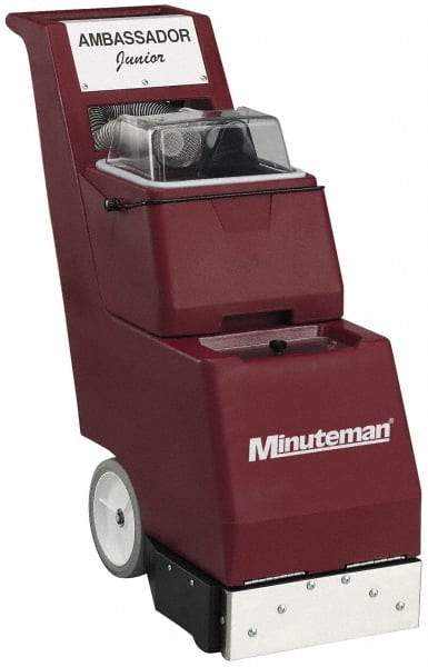 Minuteman - 14" Cleaning Width, 85" Water Lift, Walk Behind Carpet Extractor - 95 CFM Air Flow, 1 hp, 6 Gal Tank Capacity, 6 Gal Tank Recovery Capacity, 50 Pump psi - Makers Industrial Supply