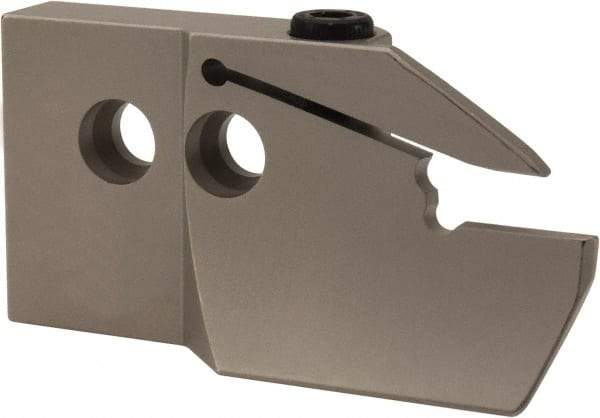 Iscar - 4mm Groove Width, 25mm Max Depth of Cut, Right Hand Cut, HFAE Indexable Grooving Blade - DGN/DGNC/DGNM-C, DGN/DGNM-J/JS/JT, DGN-UT/UA, GRIP, HFPR/L, HGPL Insert Style, Series Heliface - Makers Industrial Supply