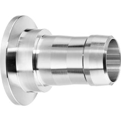 Metal Vacuum Tube Fittings; Material: Stainless Steel; Fitting Type: Hose Adapter; Tube Outside Diameter: 1.500; Fitting Shape: Straight; Connection Type: Barb; Quick-Clamp; Maximum Vacuum: 0.0000001 torr at 72 Degrees F; Thread Standard: None; Flange Out